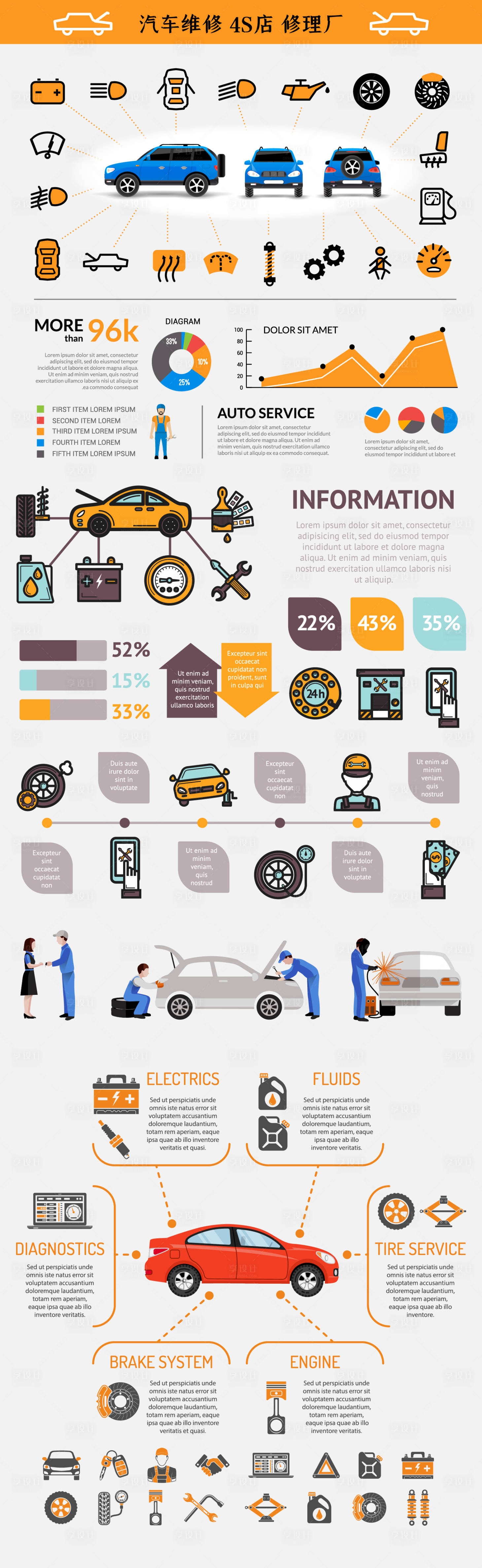 源文件下载【享设计】搜索编号：17070033936388362【汽车维修贴纸】