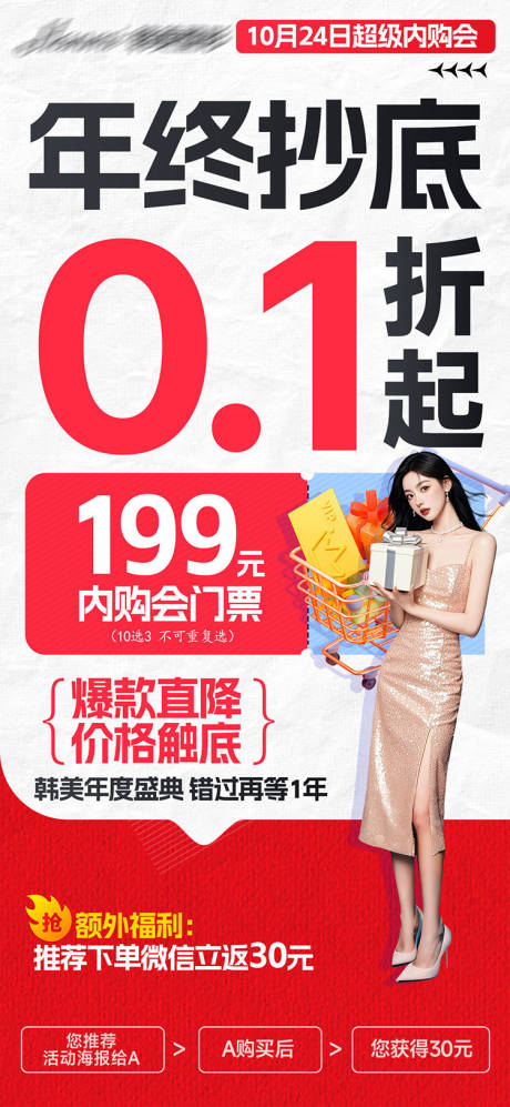 源文件下載【享設計】搜索編號：71620033992698783【醫美抄底大字報】