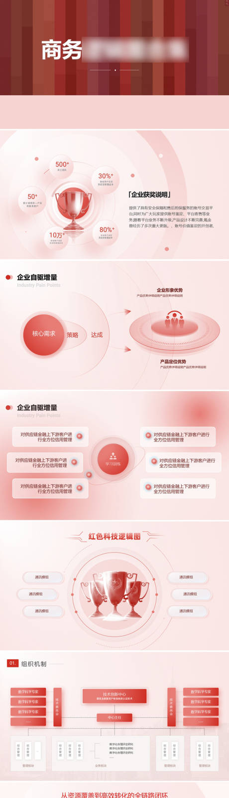 源文件下载【享设计】搜索编号：74380029506561791【红色商务总结框架逻辑图ppt】