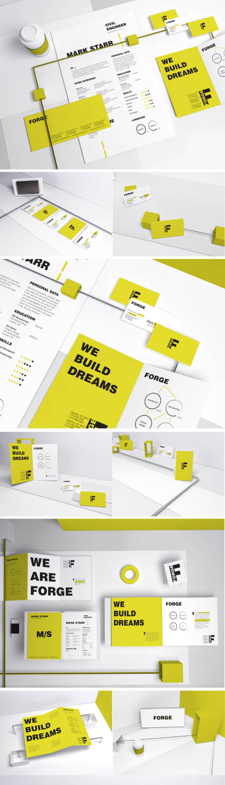 源文件下载【享设计】搜索编号：32150034150792323【简约ins风品牌vi设计样机合集】