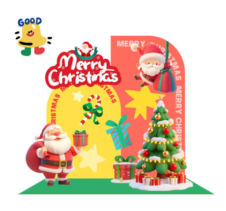 源文件下载【享设计】搜索编号：95260034073637856【圣诞节活动美陈】