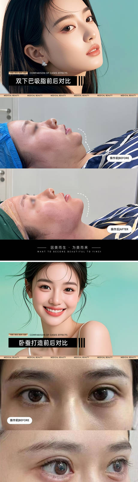 源文件下載【享設計】搜索編號：67490034047954345【醫美案例對比模板】