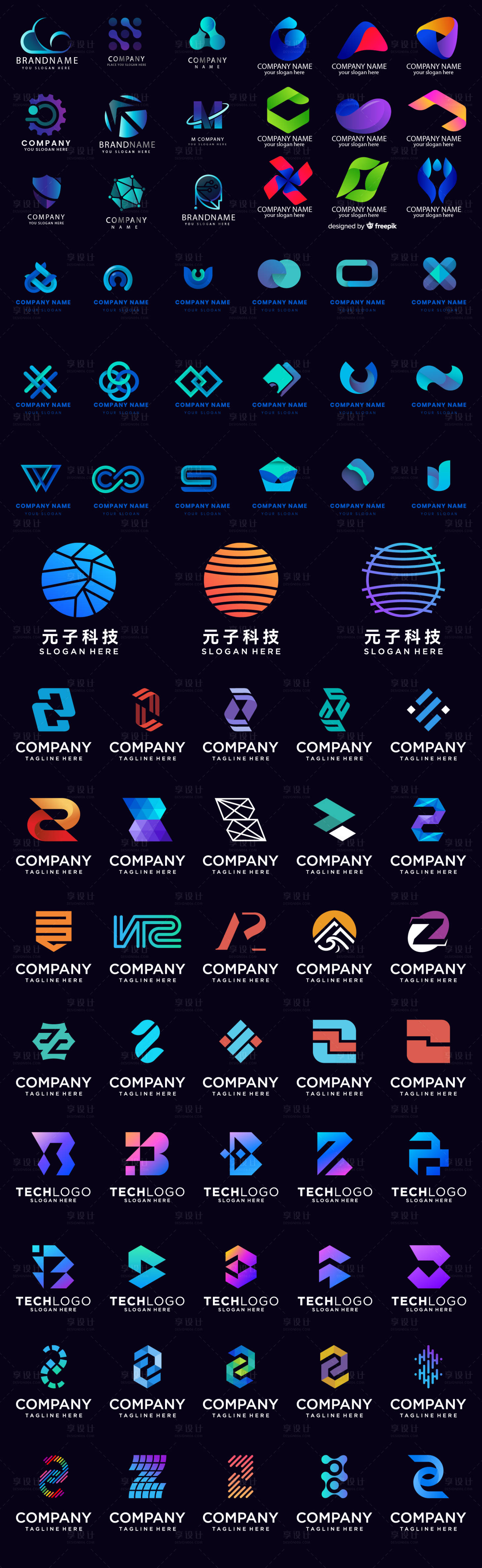 源文件下载【享设计】搜索编号：71480033996552488【科技logo设计】