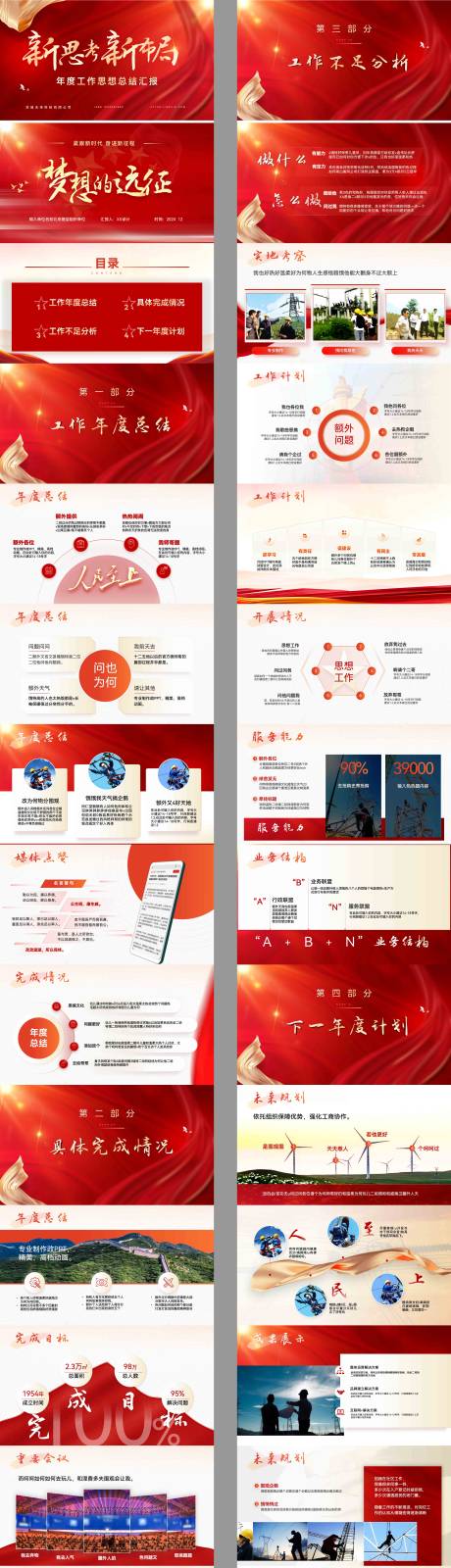 源文件下载【享设计】搜索编号：57030033870423445【红色思考新布局ppt】