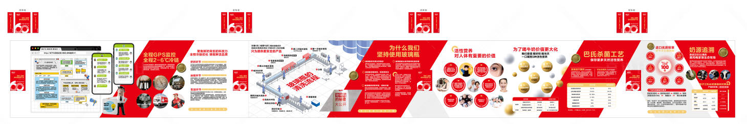 源文件下载【享设计】搜索编号：36780034088494494【鲜奶牛奶企业文化墙设计2】