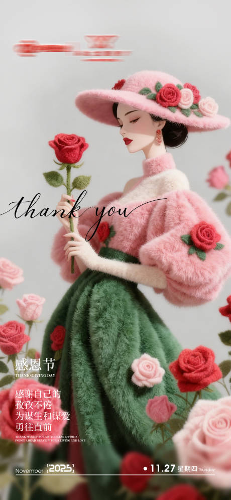 源文件下载【享设计】搜索编号：83150034228508965【医美感恩节宣传海报】