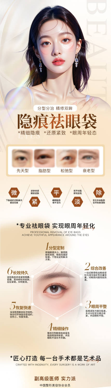 源文件下载【享设计】搜索编号：15960034145489278【医美美团隐痕祛眼袋长图】