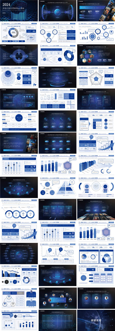 源文件下載【享設計】搜索編號：93710034063038379【商務藍色匯報年會科技ppt】