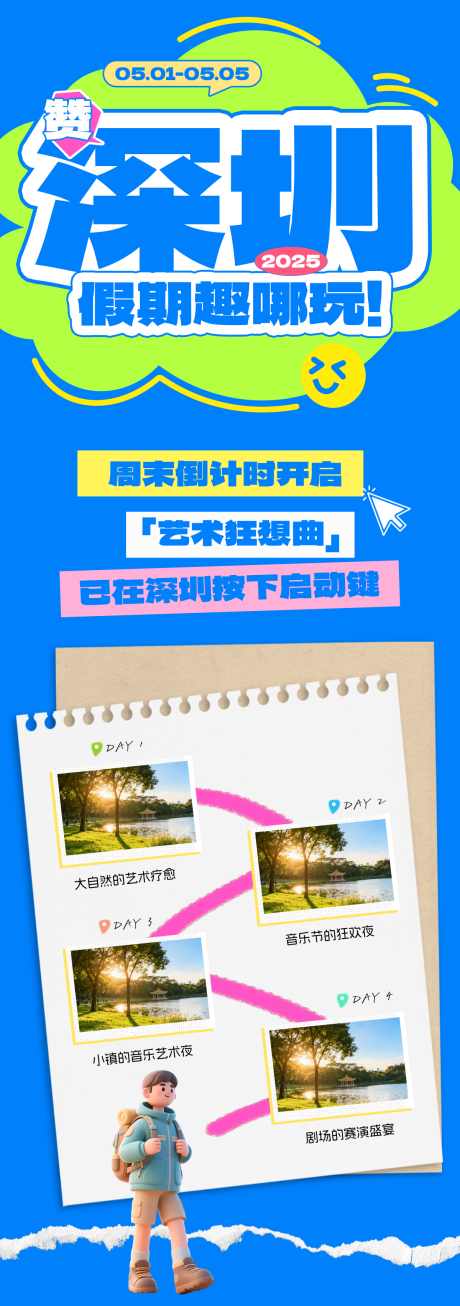 源文件下载【享设计】搜索编号：60100034220193566【路线推荐海报】