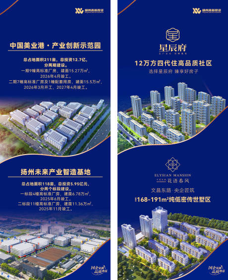 源文件下载【享设计】搜索编号：34280034095172146【地产产业配套长图海报】