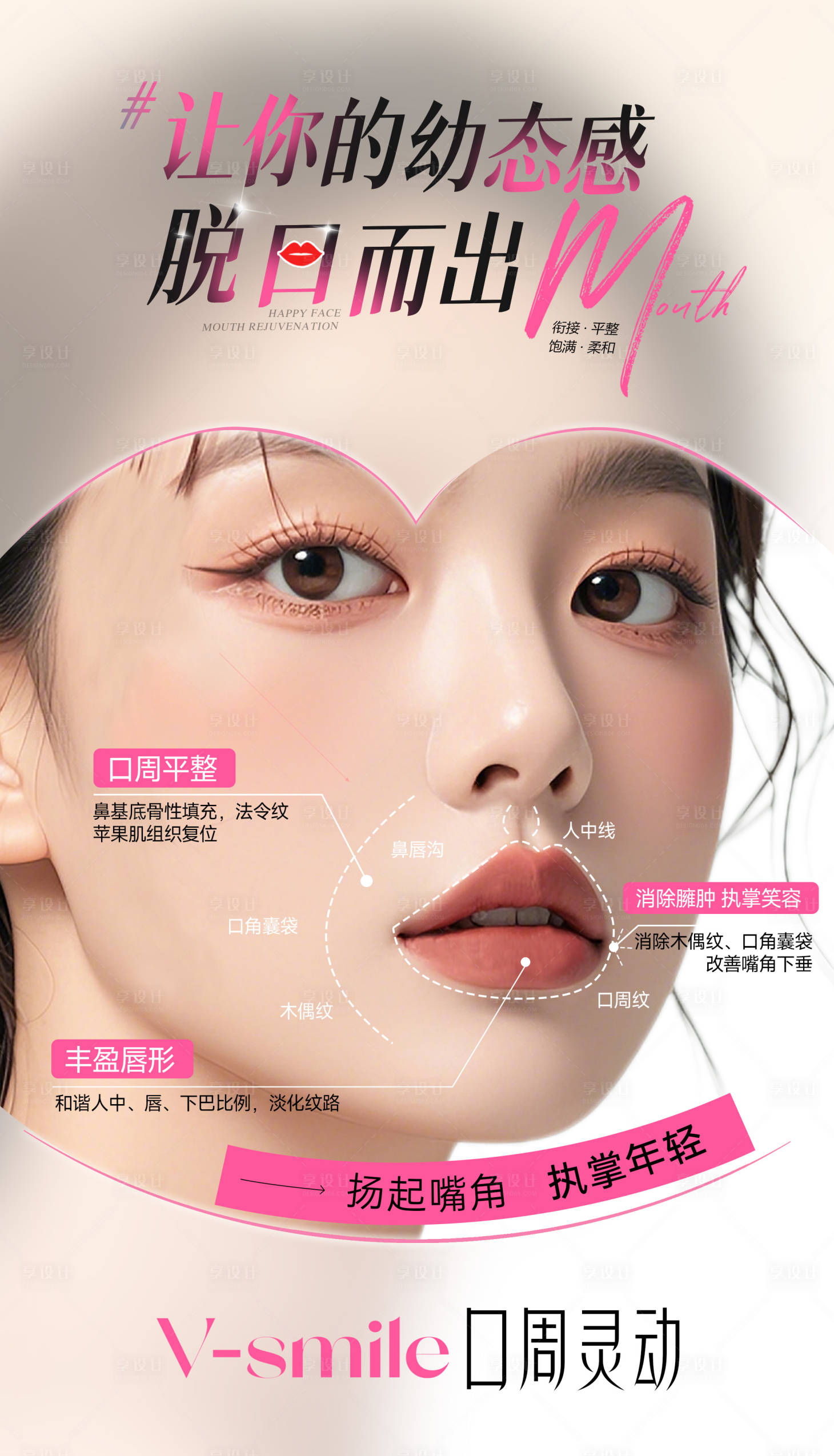 源文件下載【享設(shè)計(jì)】搜索編號(hào)：71400034204774053【口周年輕化海報(bào)】