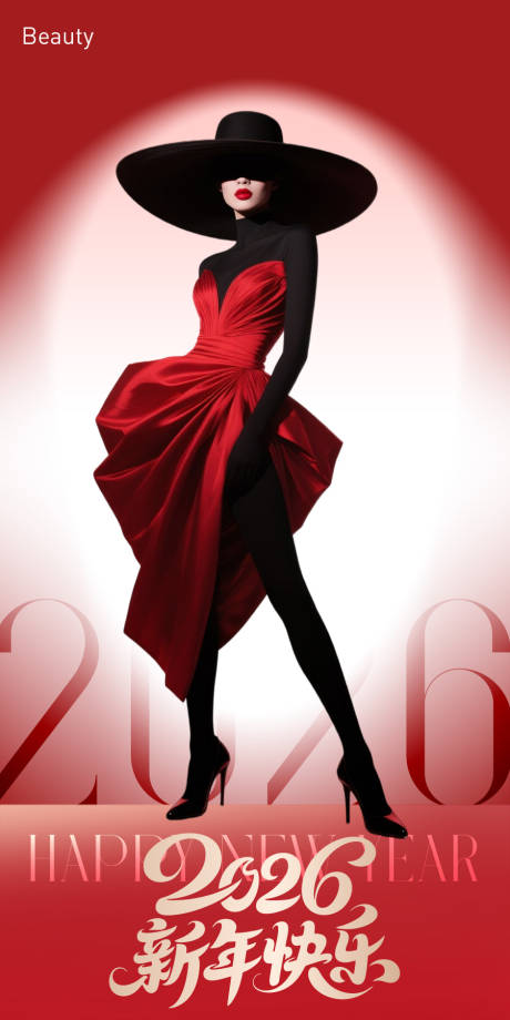 源文件下载【享设计】搜索编号：28770033836967164【医美新年海报】