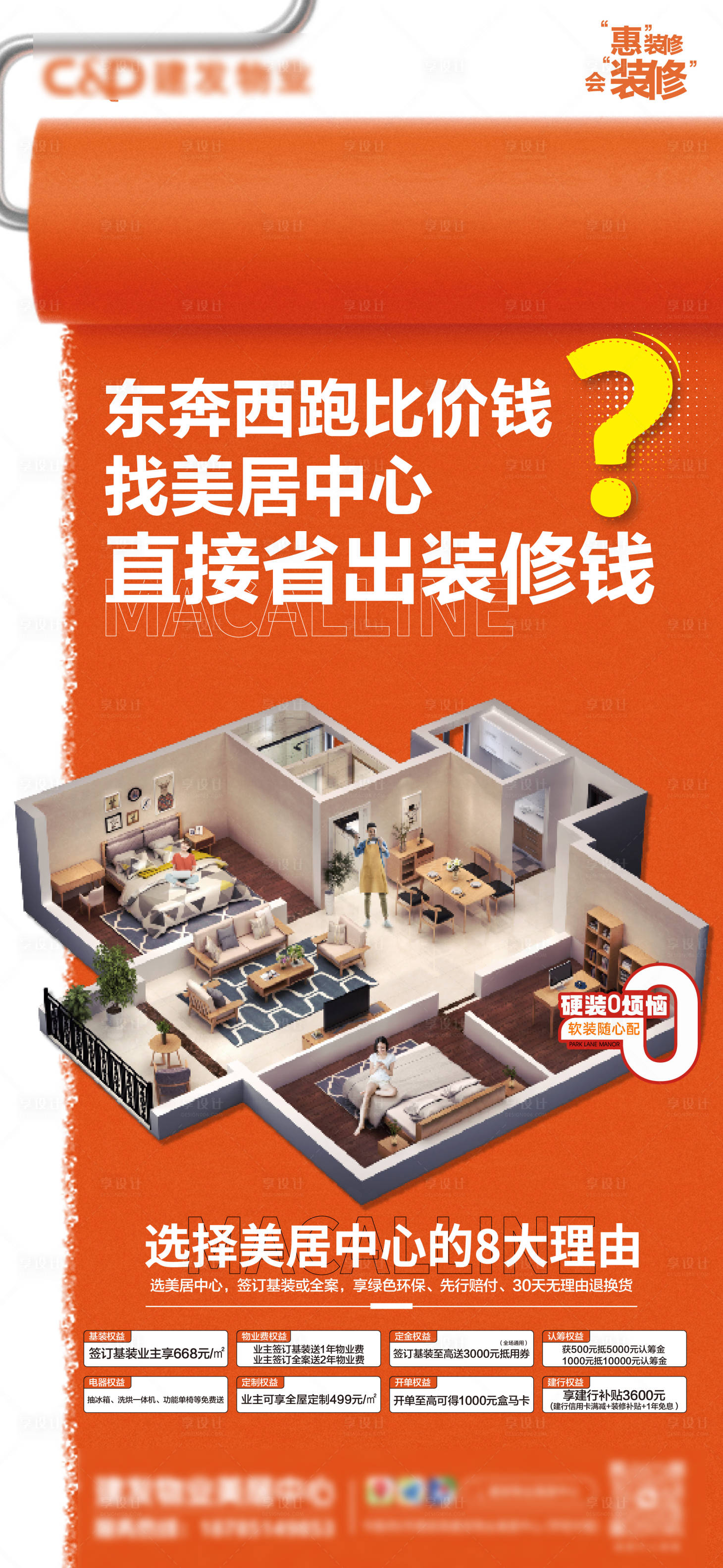 源文件下載【享設計】搜索編號：31620034076587545【樓盤權益海報】