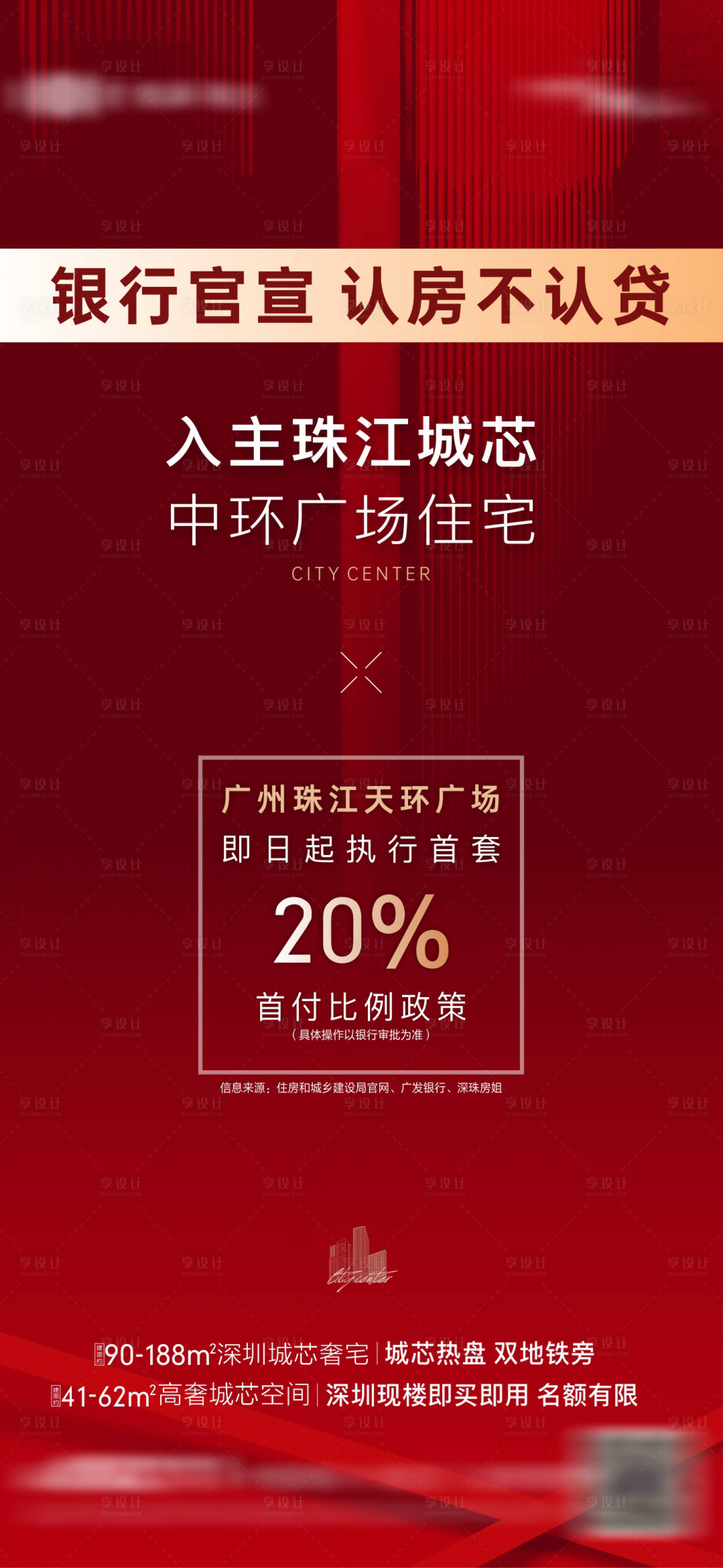源文件下载【享设计】搜索编号：36430034080043061【地产现房热销大字报海报】