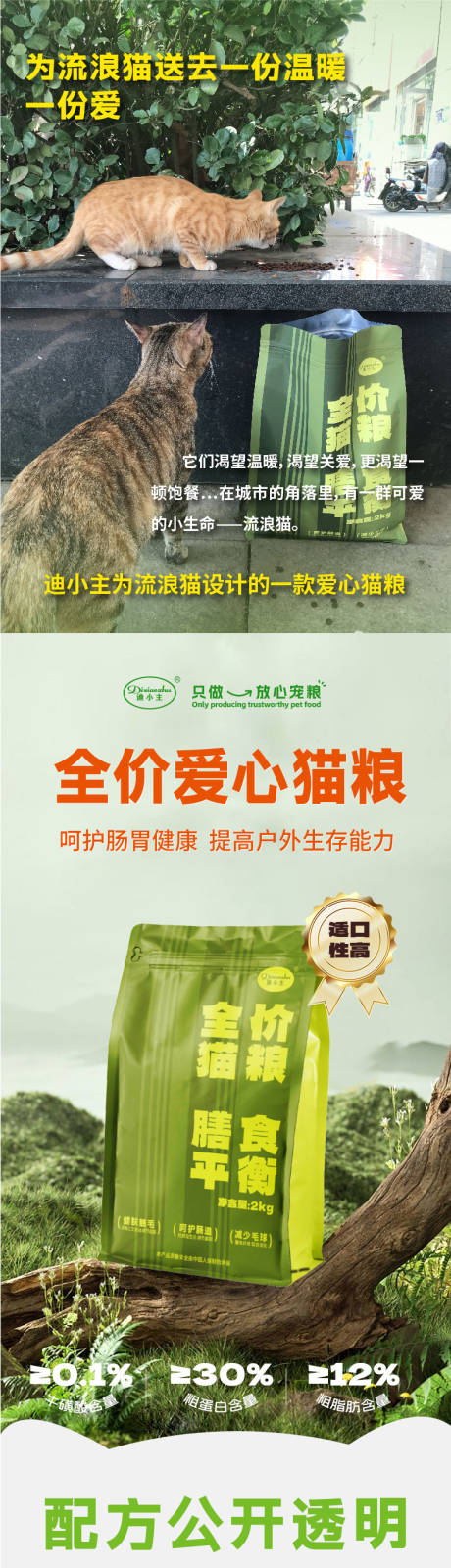 源文件下载【享设计】搜索编号：95200034113771603【猫粮详情页】