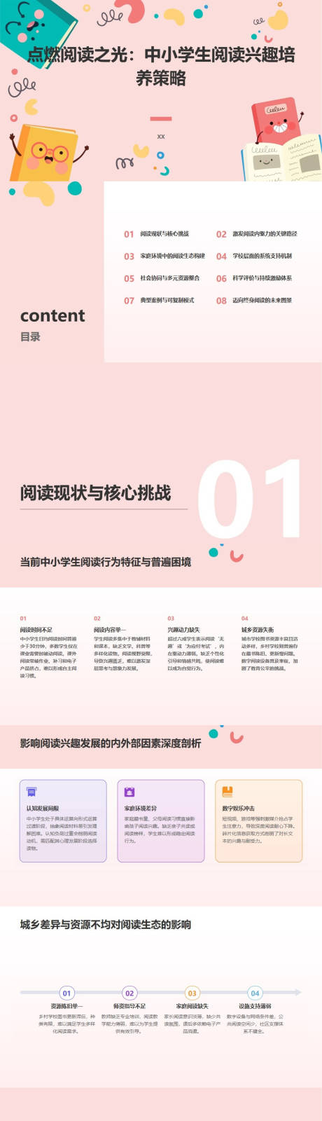 源文件下载【享设计】搜索编号：91190034061696770【点燃阅读之光中小学生阅读兴趣培养策】