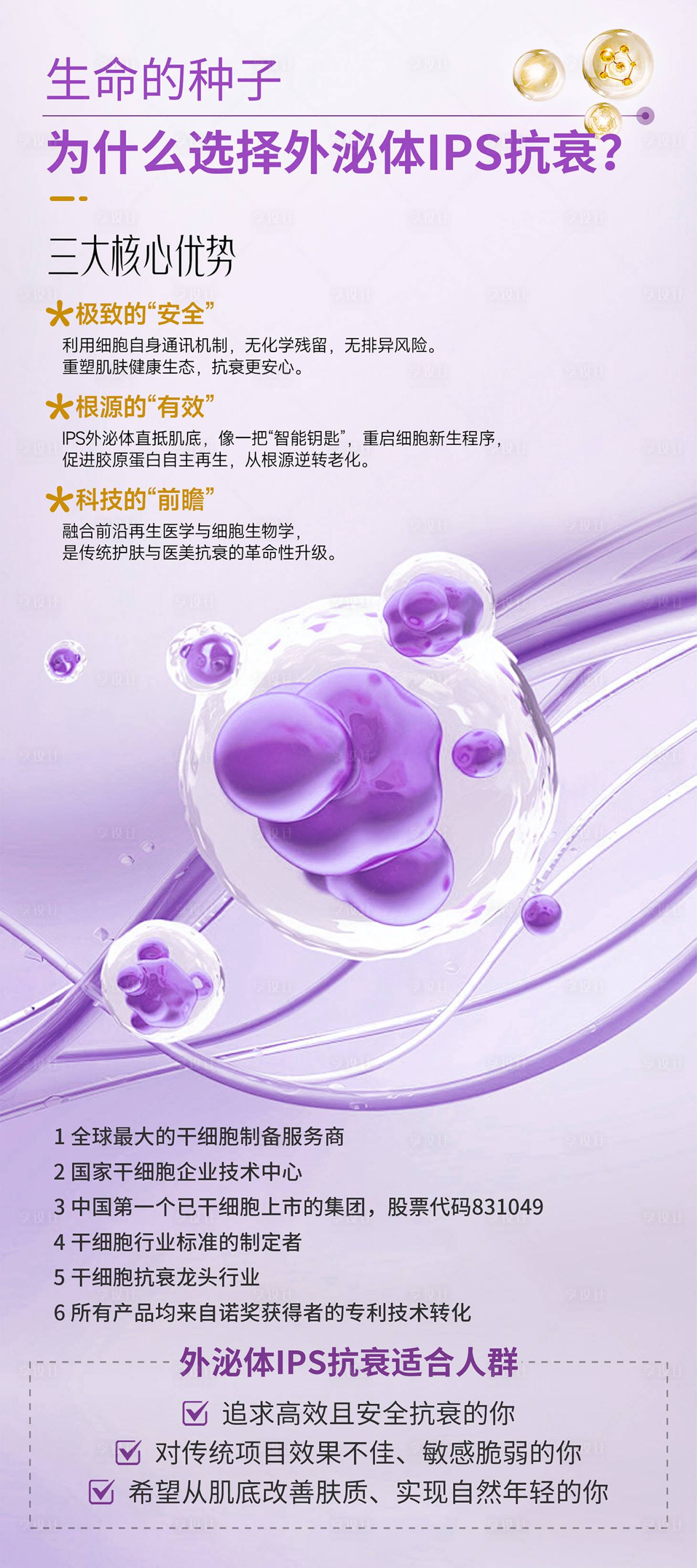 源文件下载【享设计】搜索编号：67790033937884022【医美细胞海报】