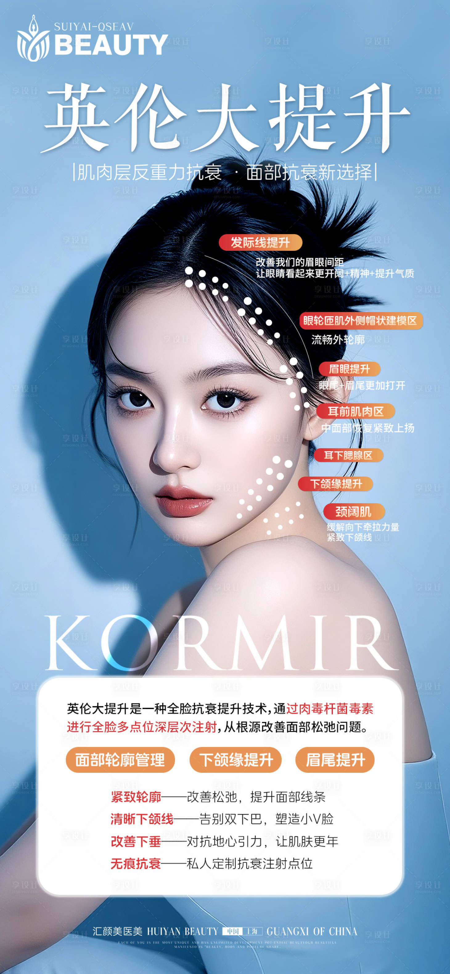 源文件下载【享设计】搜索编号：84030034012563222【医美科普海报】