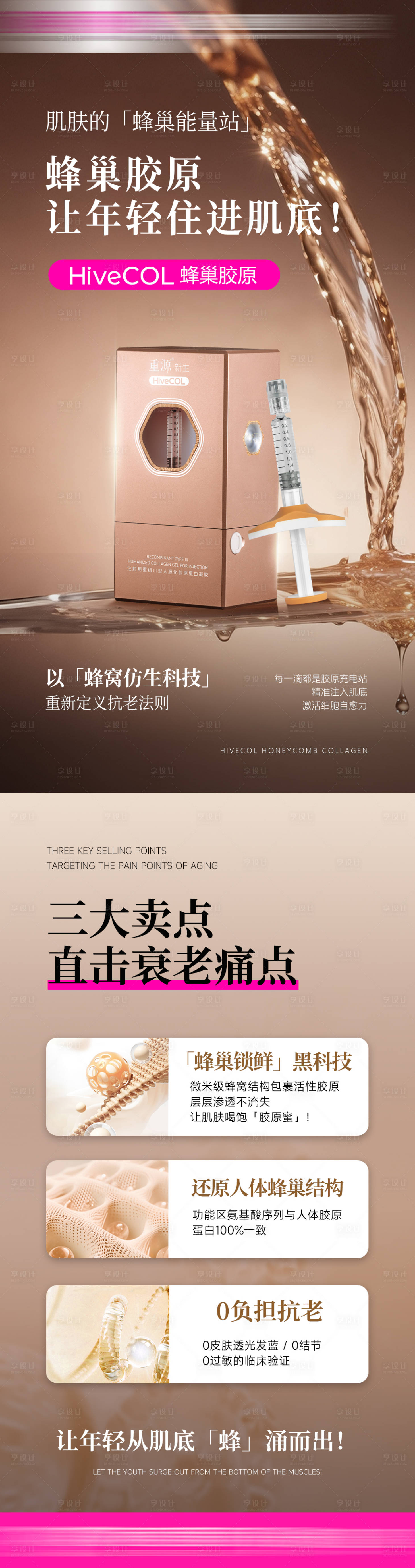 源文件下载【享设计】搜索编号：46650033942127357【蜂巢胶原】