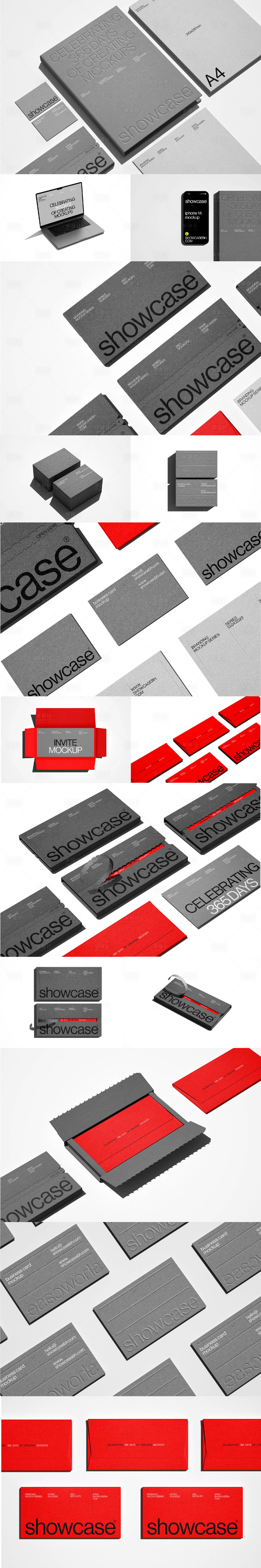 源文件下载【享设计】搜索编号：78500033862508704【灰色质感品牌系列样机合集】