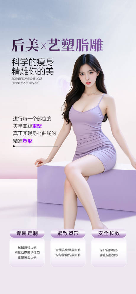 源文件下載【享設計】搜索編號：51290033966701692【醫美脂雕塑形】