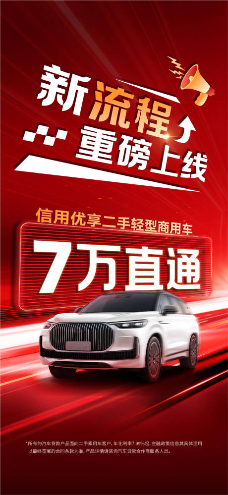 源文件下载【享设计】搜索编号：21910033810896199【汽车贷款海报】