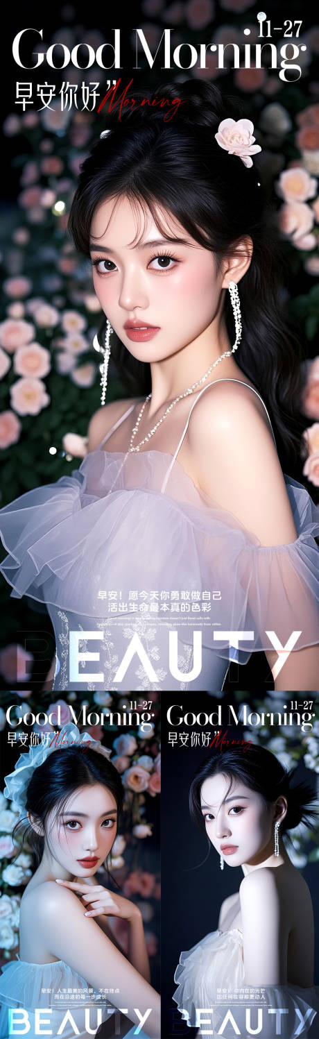 源文件下載【享設計】搜索編號：99950034233653633【早安勵志海報】