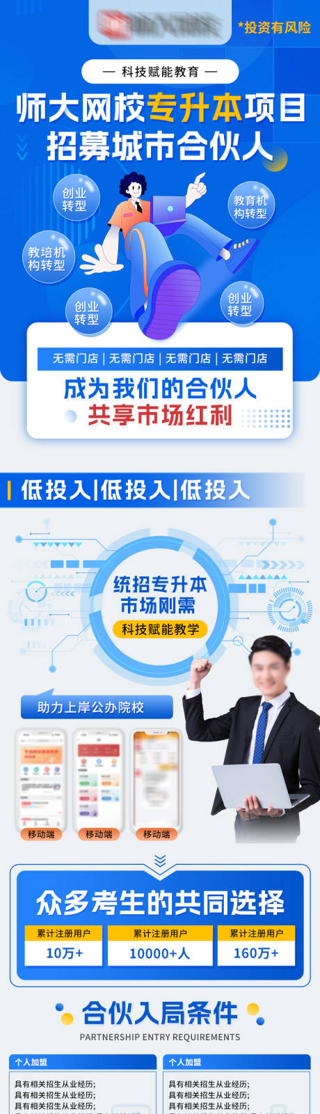 源文件下載【享設(shè)計】搜索編號：80140034096813418【網(wǎng)校專升本招募合伙人項目】