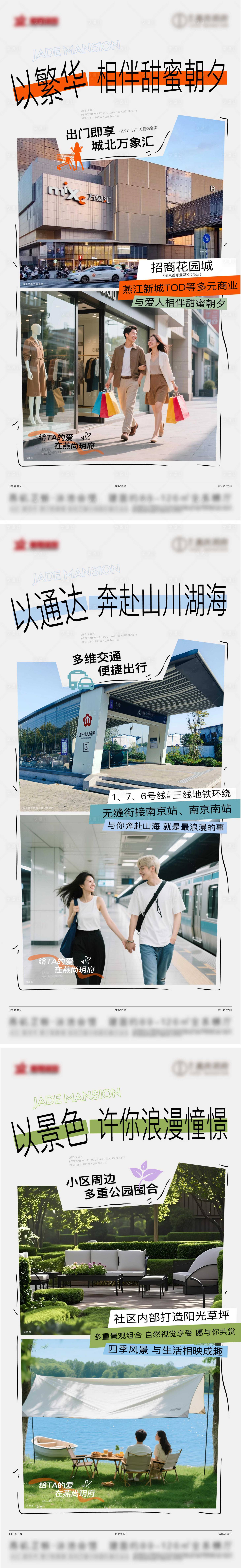 源文件下载【享设计】搜索编号：38460033980527804【商业 配套 交通 景观 价值点】