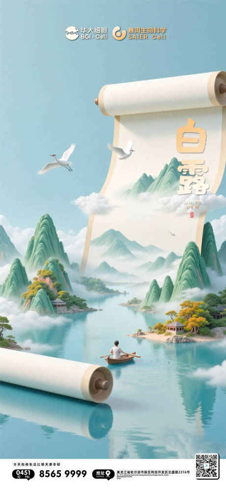 源文件下载【享设计】搜索编号：81930033906114855【白露节气】