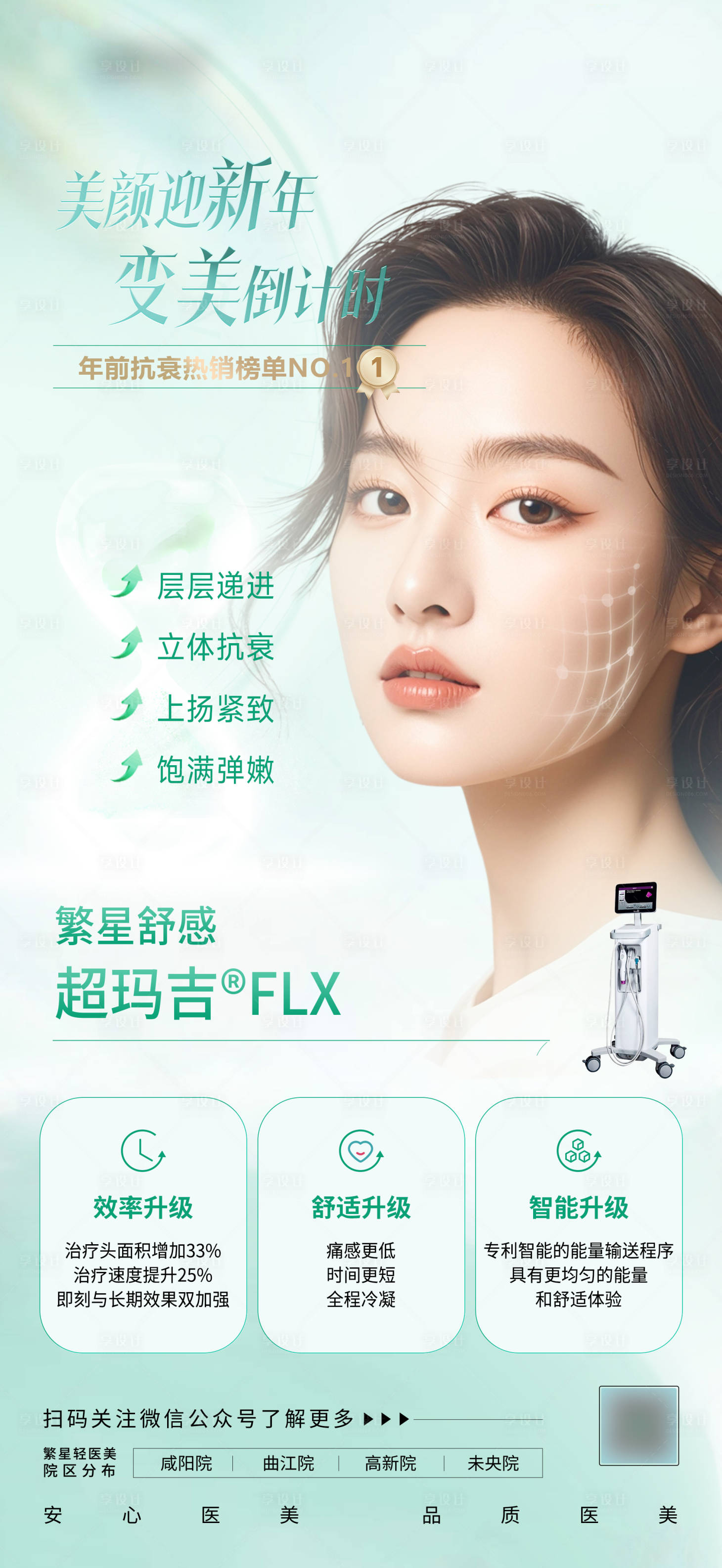 源文件下载【享设计】搜索编号：78590033827923378【热玛吉抗衰医美海报】