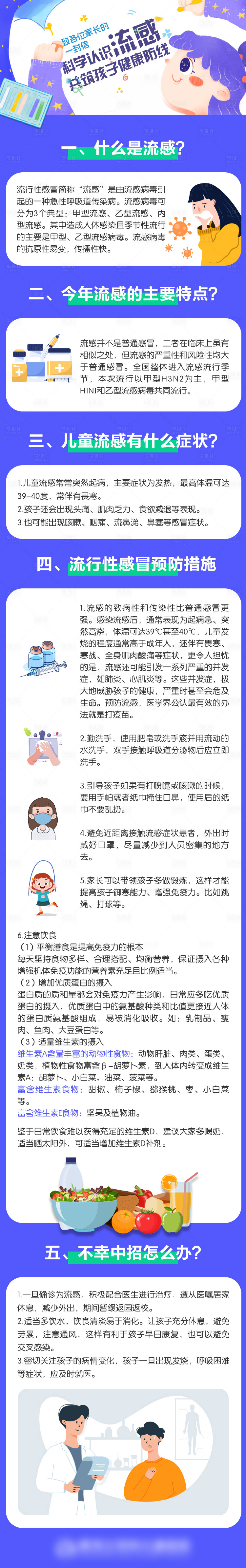源文件下载【享设计】搜索编号：60210034100267911【流感预防微信公众号长图】