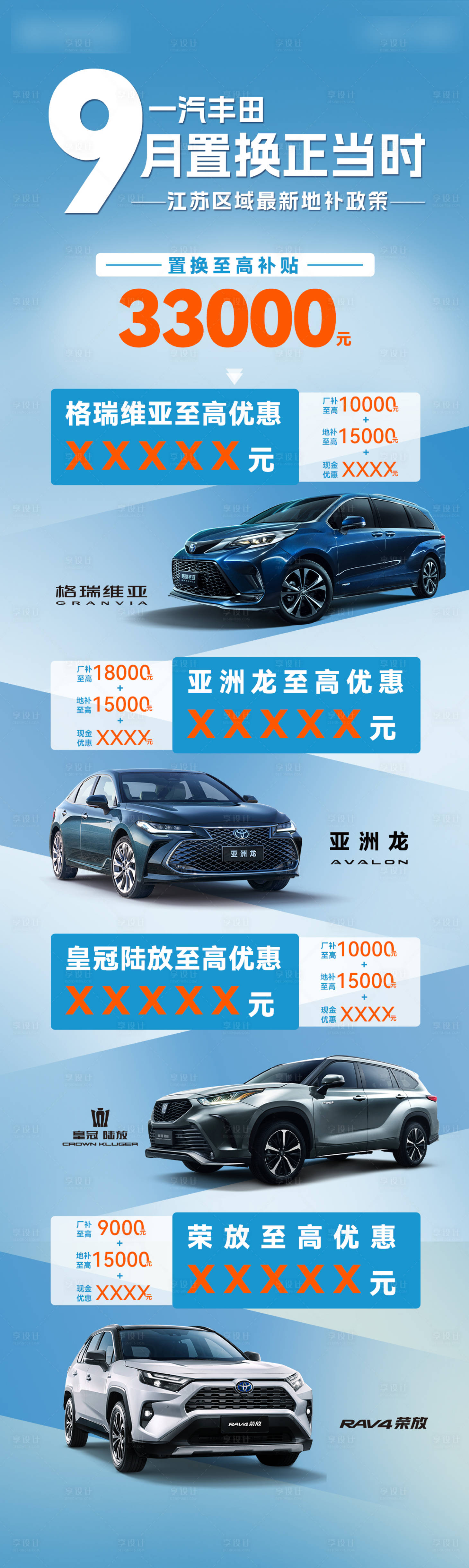 源文件下载【享设计】搜索编号：35270034126303760【汽车置换补贴海报 】