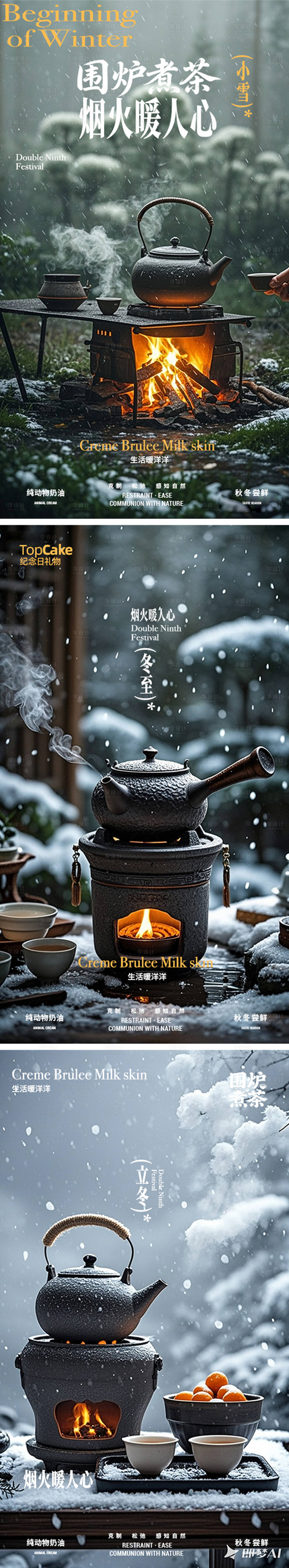 源文件下载【享设计】搜索编号：92720034035183845【冬季节气海报】