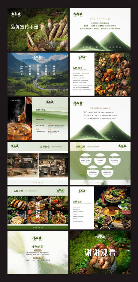 源文件下载【享设计】搜索编号：26050034095146970【云南野生菌火锅品牌画册宣传册】