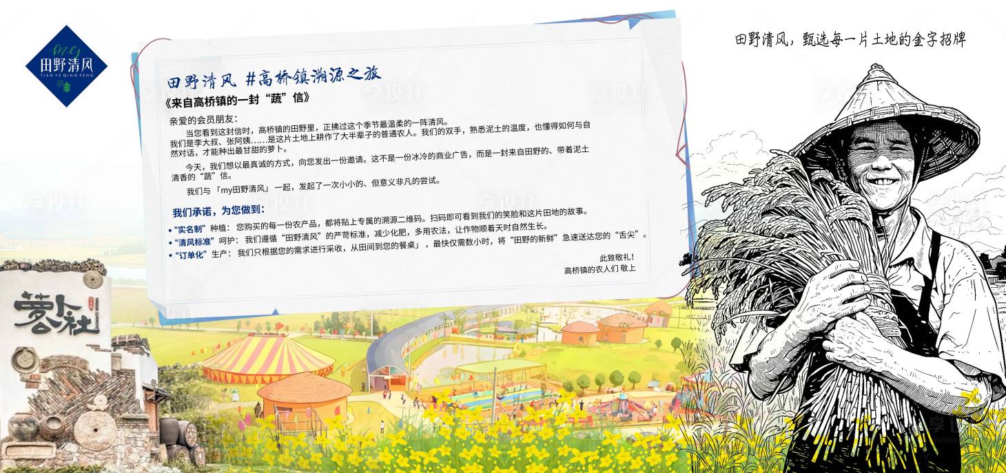 源文件下载【享设计】搜索编号：41080034043161909【餐饮店土特产农场品猪肉展板】