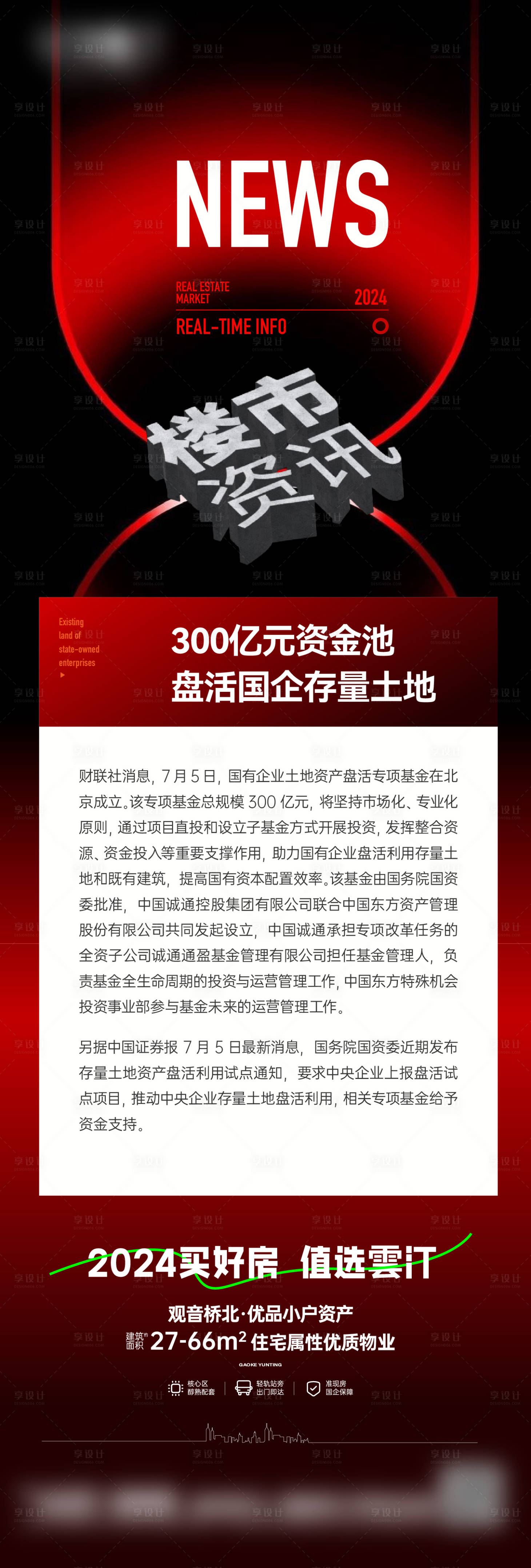 源文件下载【享设计】搜索编号：33810033936947017【楼市资讯长图】