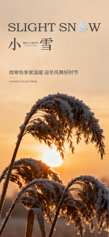 源文件下载【享设计】搜索编号：10530033951394035【中国传统节气24节气小雪大雪】