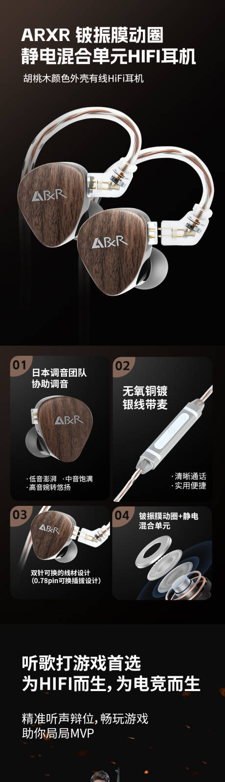 源文件下载【享设计】搜索编号：37560034038742313【耳机详情页】