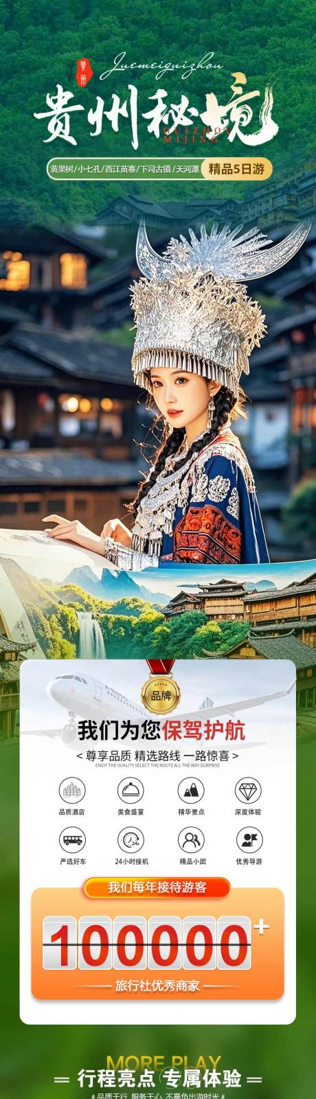 源文件下载【享设计】搜索编号：76510034159464280【贵州旅游详情页长图】