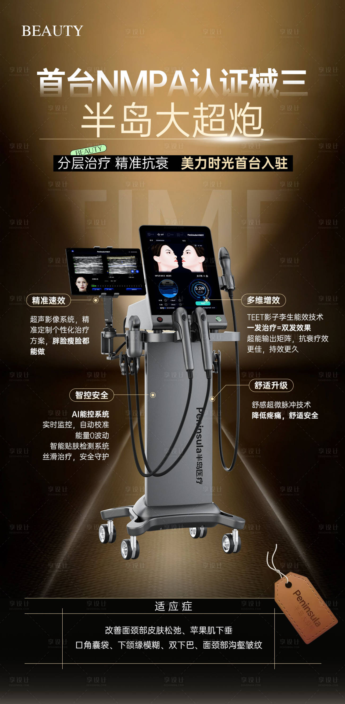 源文件下載【享設計】搜索編號：29830034037057962【醫美半島大超炮產品海報】