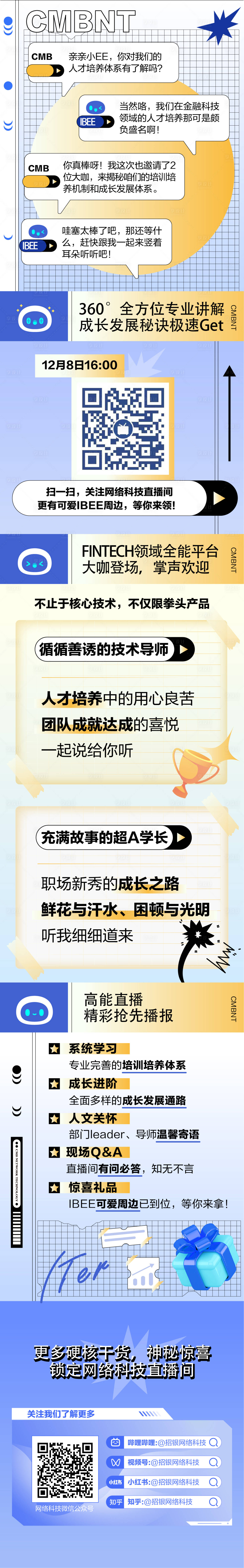 源文件下载【享设计】搜索编号：48410034283916946【扁平长科技感招聘图文海报】