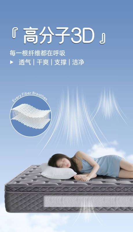 源文件下载【享设计】搜索编号：32730033963863773【床垫海报家居海报】