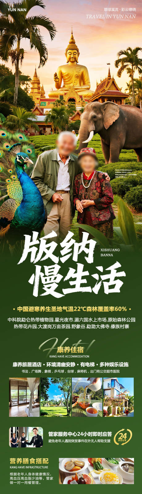 源文件下载【享设计】搜索编号：24050034138795707【云南西双版纳勐泐傣族野象谷慢生活】