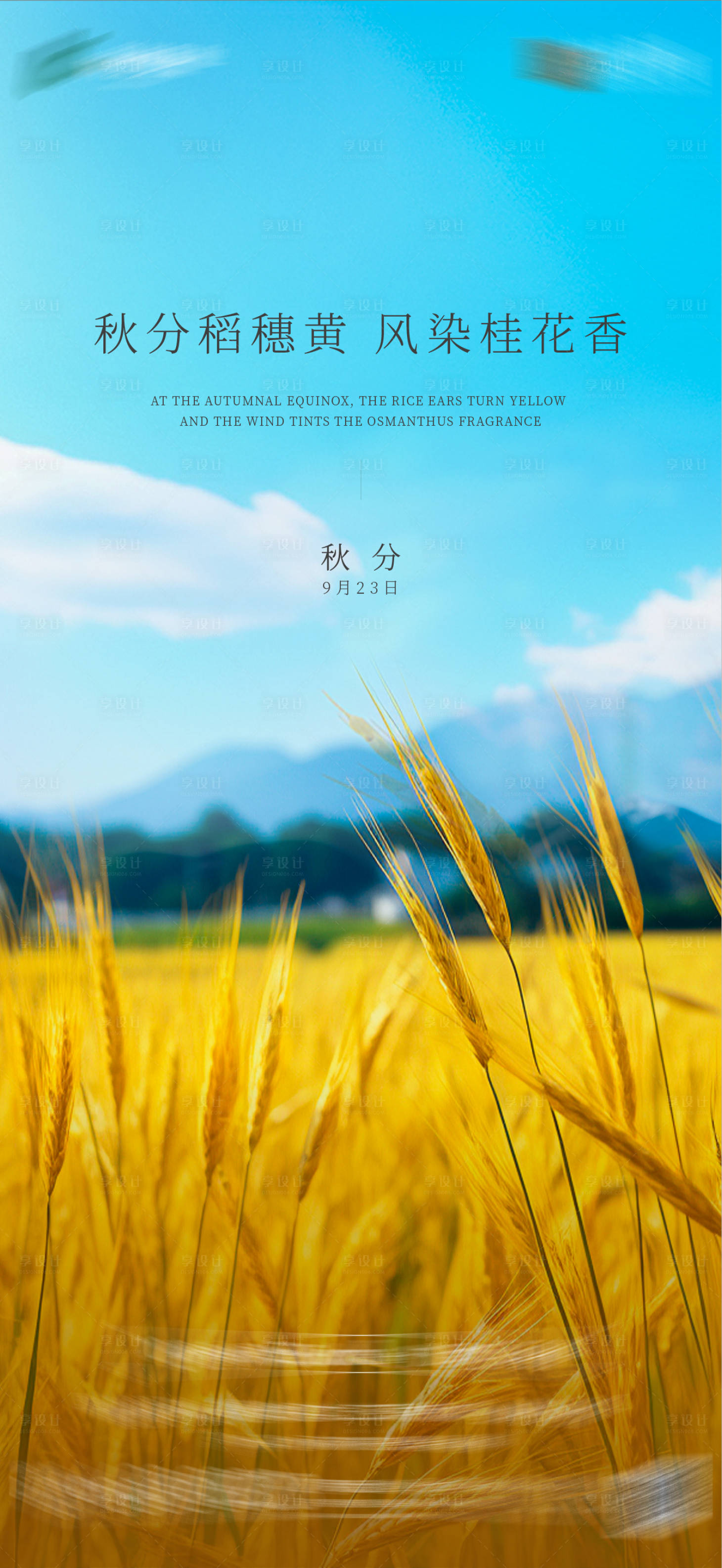 源文件下载【享设计】搜索编号：62810033912555956【秋分海报】