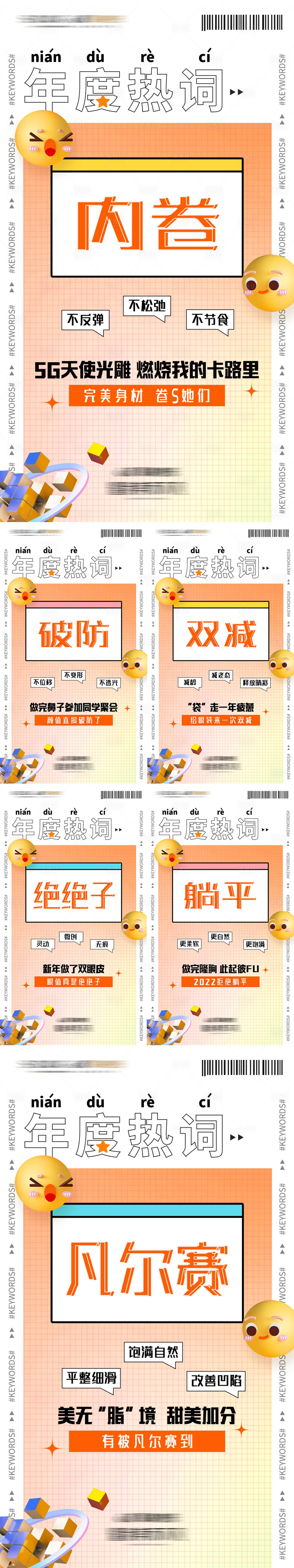 源文件下载【享设计】搜索编号：39310034112357430【医美年度项目热词】