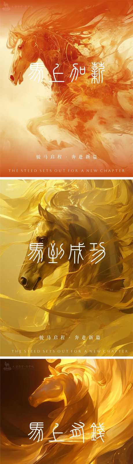 源文件下载【享设计】搜索编号：26570034252779569【马年元旦系列海报】