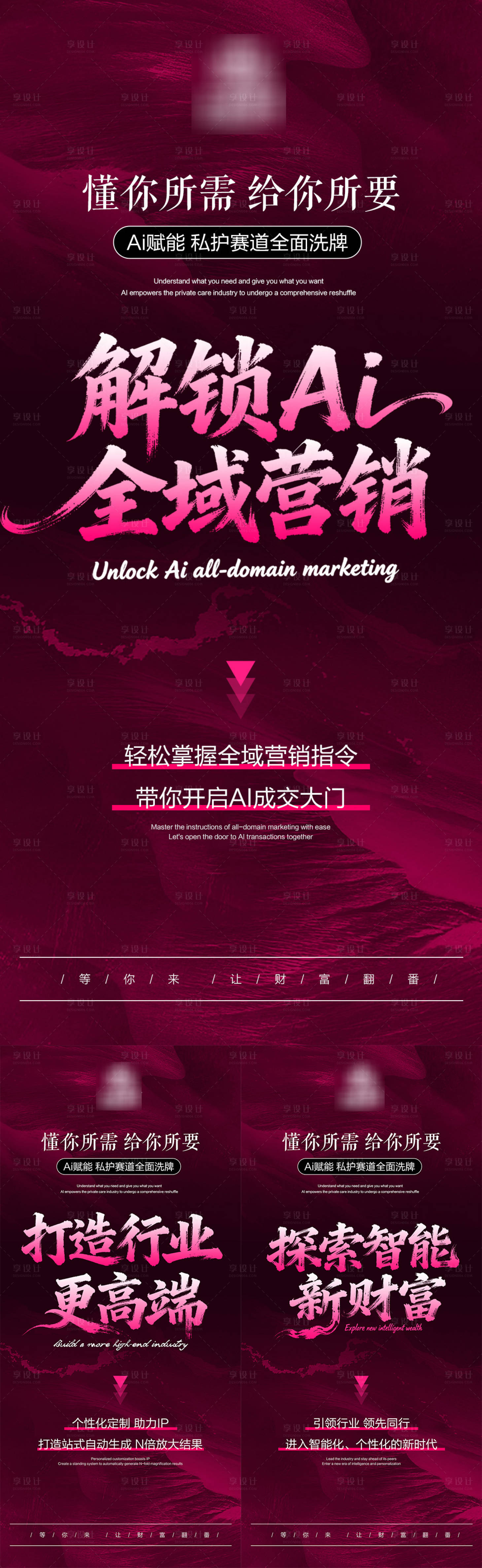 源文件下载【享设计】搜索编号：80270033926422175【私密全域业绩造势海报】