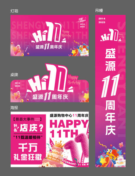 源文件下载【享设计】搜索编号：97420034038965774【周年庆活动展板】