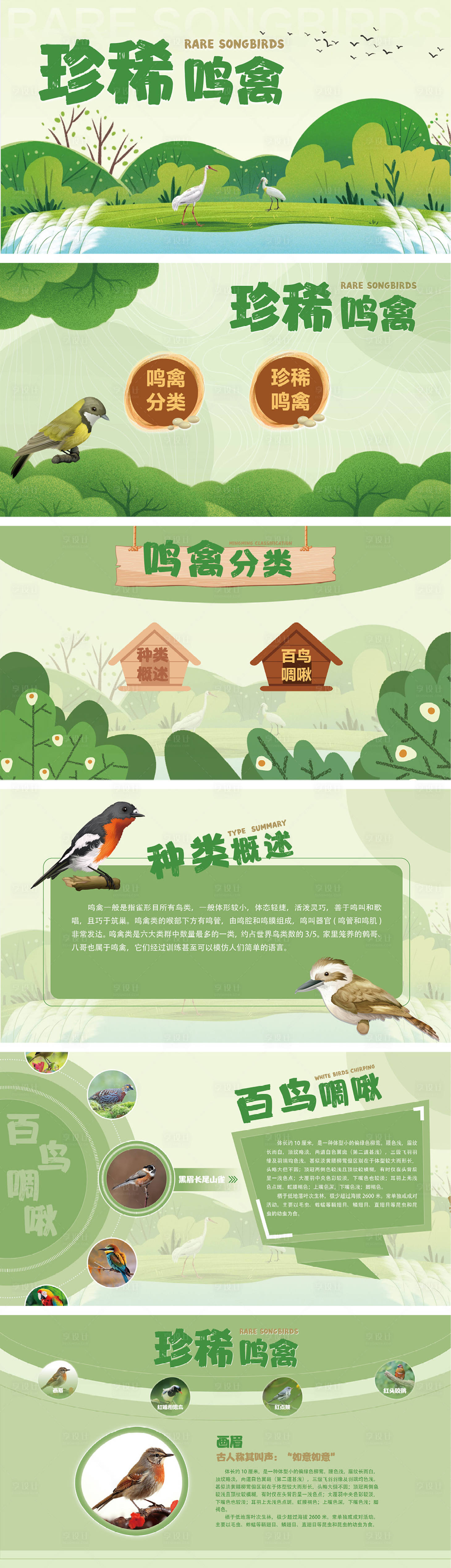 源文件下载【享设计】搜索编号：98820033832189867【珍稀鸣禽程序界面设计】